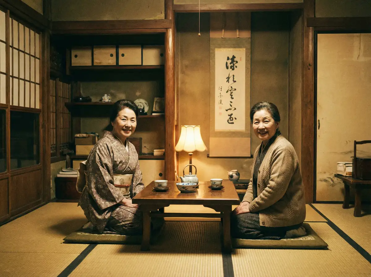 两位优雅的 丝瓜视频 - 丝瓜视频完整版下载 | 免费高清丝瓜视频在线播放 在日式茶室中品茶交谈